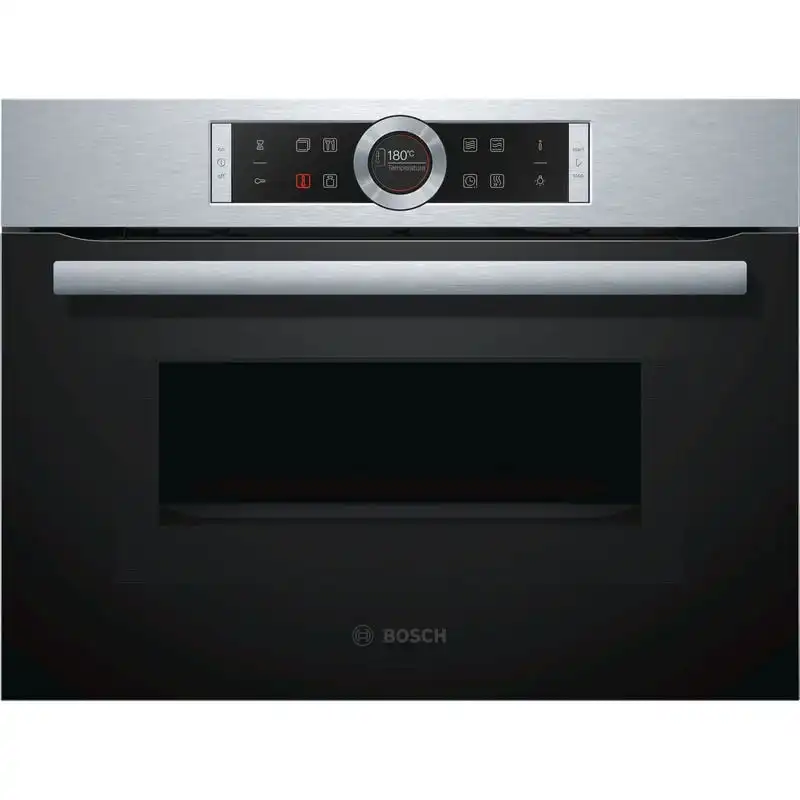 Bosch CMG633BS1 Horno Compacto Multifunción con Microondas 45L Negro/Inox