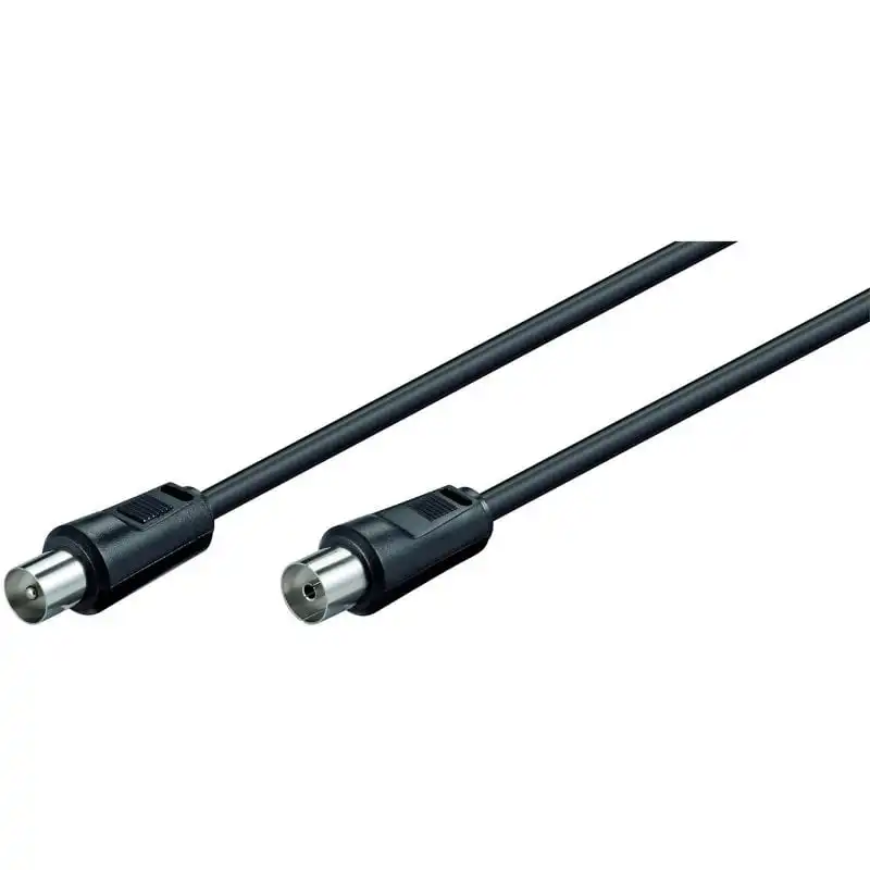 Goobay Cable Coaxial Antena 10m Negro