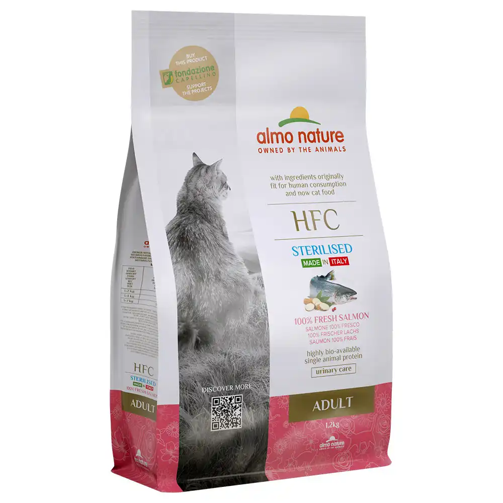 Almo Nature HFC Adult Sterilized con salmón - 1,2 kg