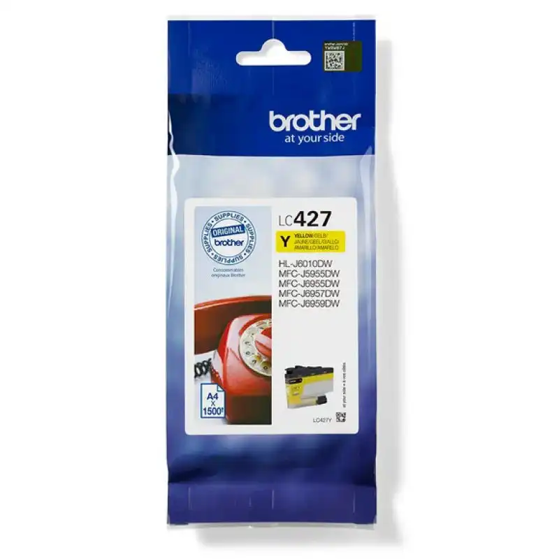 Cartucho de Tinta Original Brother LC-427Y Amarillo