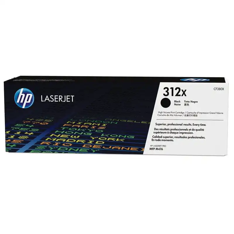 HP 312X Tóner Original Laserjet Alta Capacidad Negro
