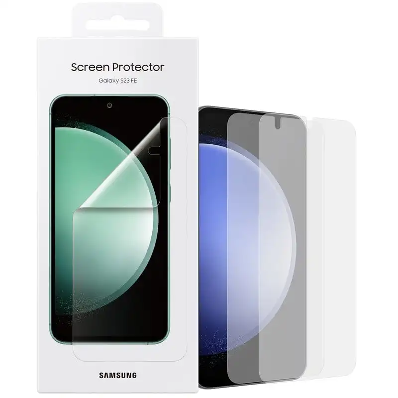 Samsung Pack 2 Protectores de Pantalla con Marco de Instalación para Galaxy S23 FE