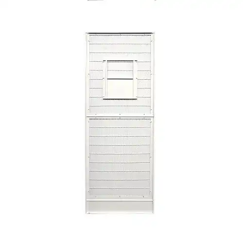 Panel con ventana 6, 9 o 12 lados lacado color Blanco