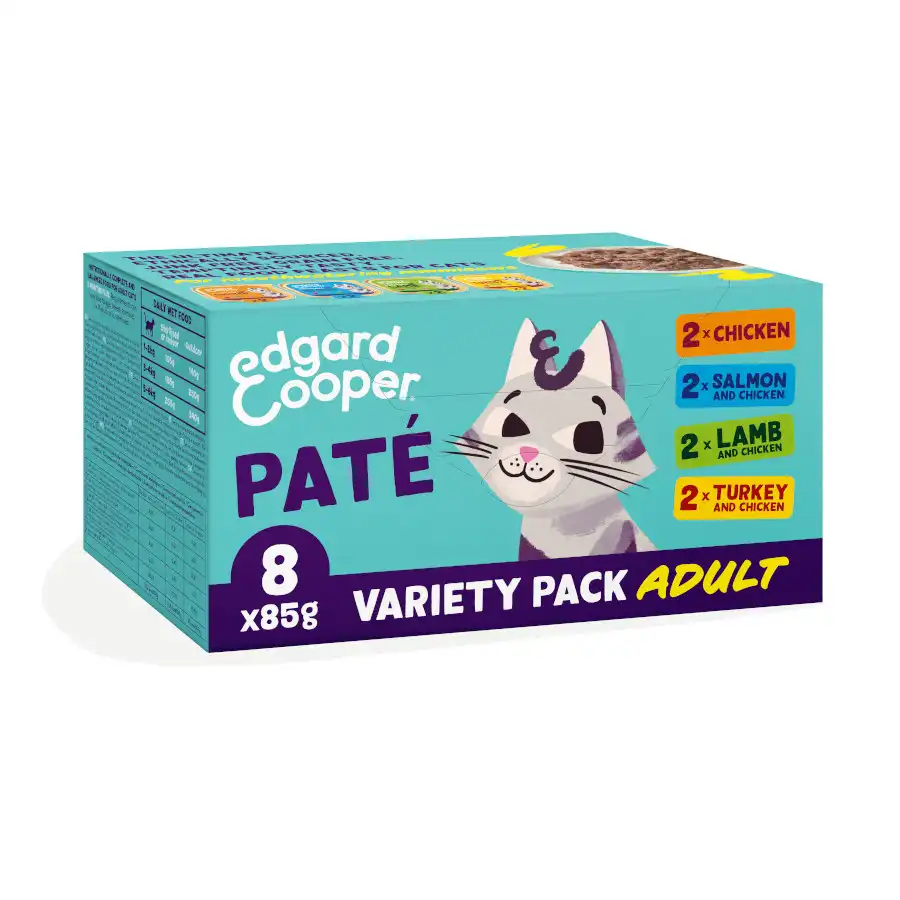 Edgard & Cooper Tarrina en Paté para gatos – Multipack