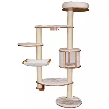 Árbol Para Gatos Montado En Pared Dolomit Xl 185 Cm Blanco 81501 Kerbl