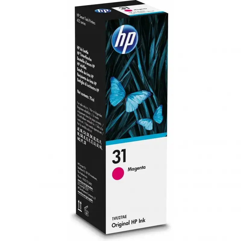 Botella de Tinta Original HP 31 Magenta