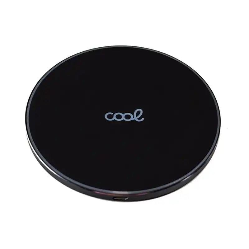 Cool Dock Base Cargador Smartphone Inalámbrico Qi Universal Carga Rápida Negro