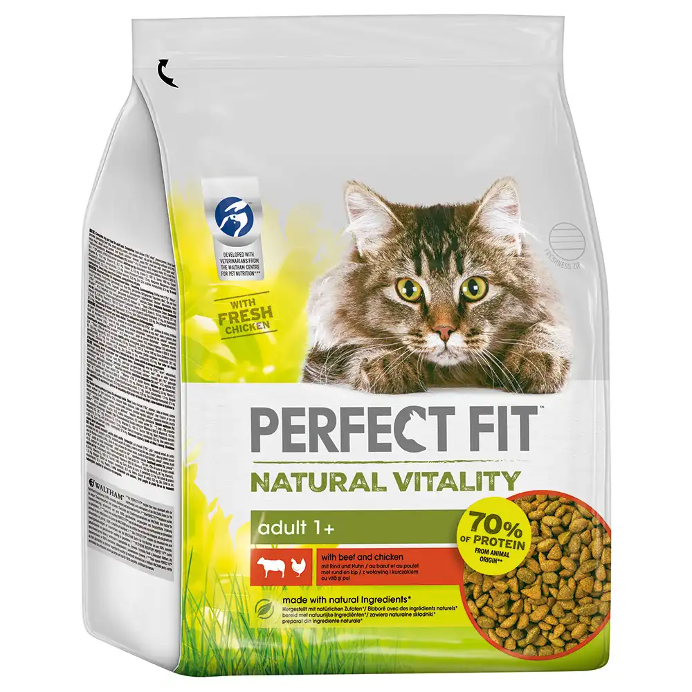 Perfect Fit Natural Vitality Adult 1+ Vacuno y Pollo - 2,4 kg