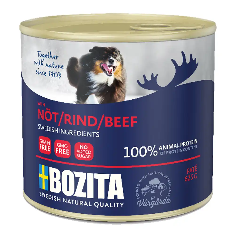 Bozita Paté lata 6 x 625 g  - con vacuno