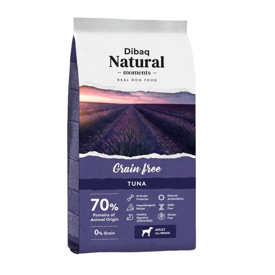 Dibaq Adult Natural Moments Grain Free Atún pienso para perros