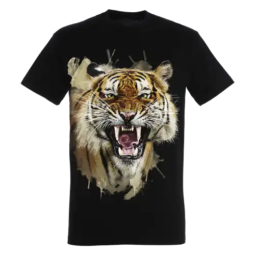 Camiseta Tiger Attitude color Negro