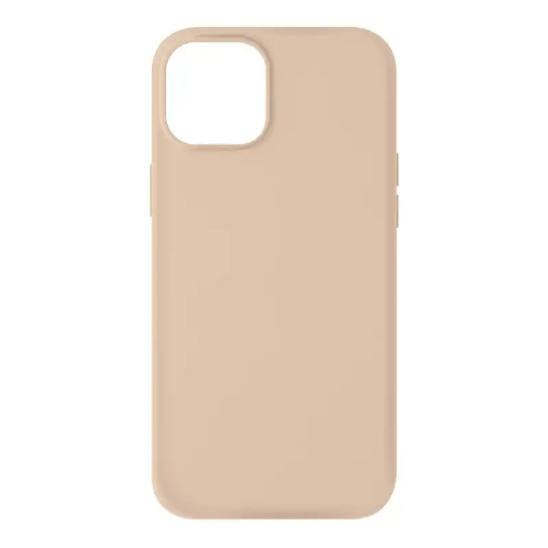 Avizar Funda Silicona Semirrígida Acabado Tacto Suave Rosa Pastel para iPhone 13