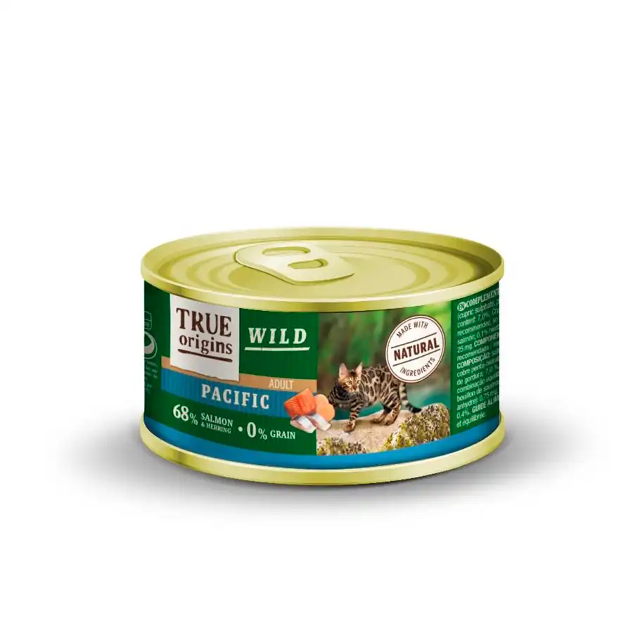 True Origins Wild Pacific lata para gatos