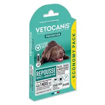 8 Pipetas Antipulgas Y Anti-garrapatas - Para Perros Grandes 20-40 Kg