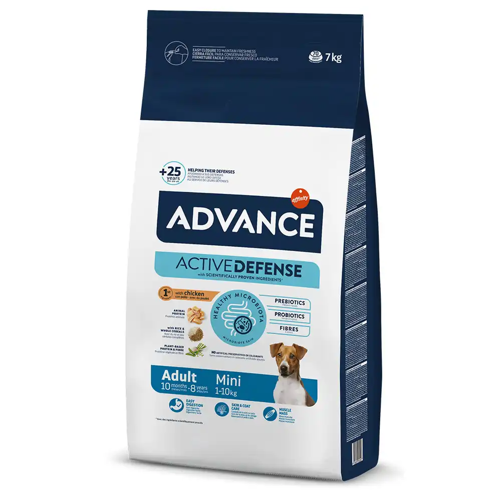 Advance Mini Adult con pollo y arroz - 7 kg