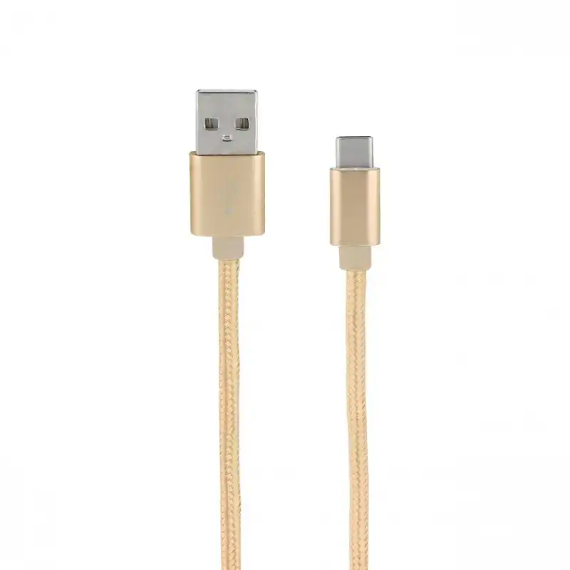 Mooov Cable Nylon USB-C/USB-A 1m Oro