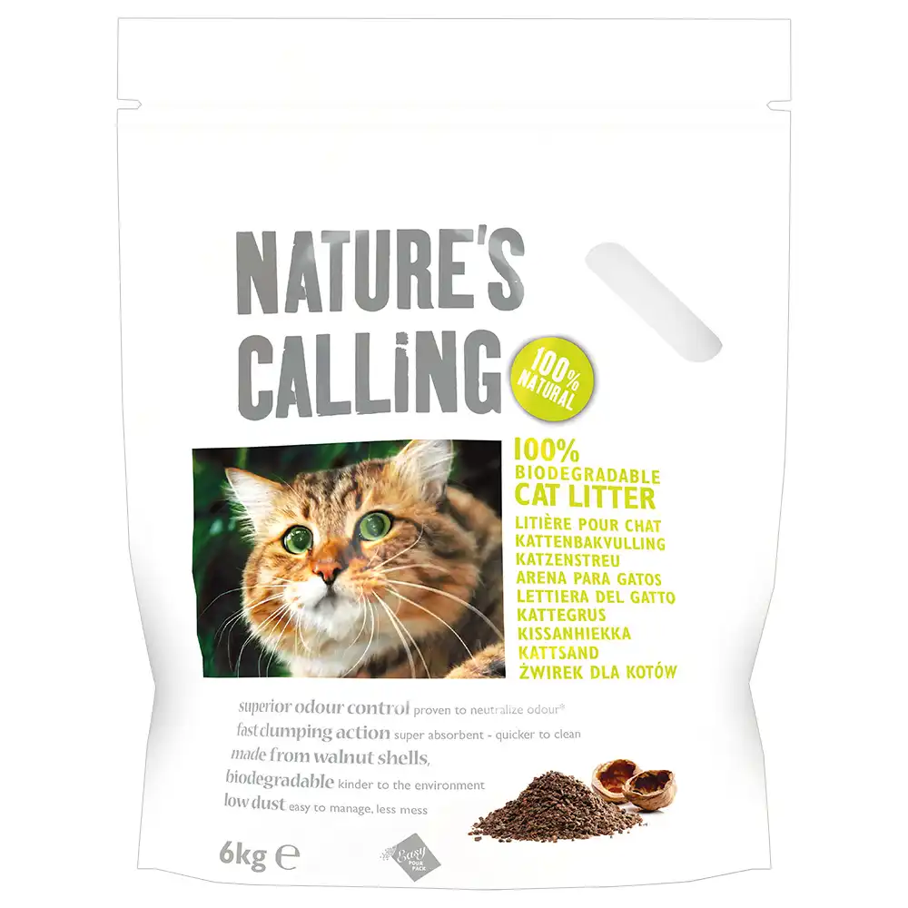 Nature's Calling arena vegetal aglomerante de Applaws - 6 kg