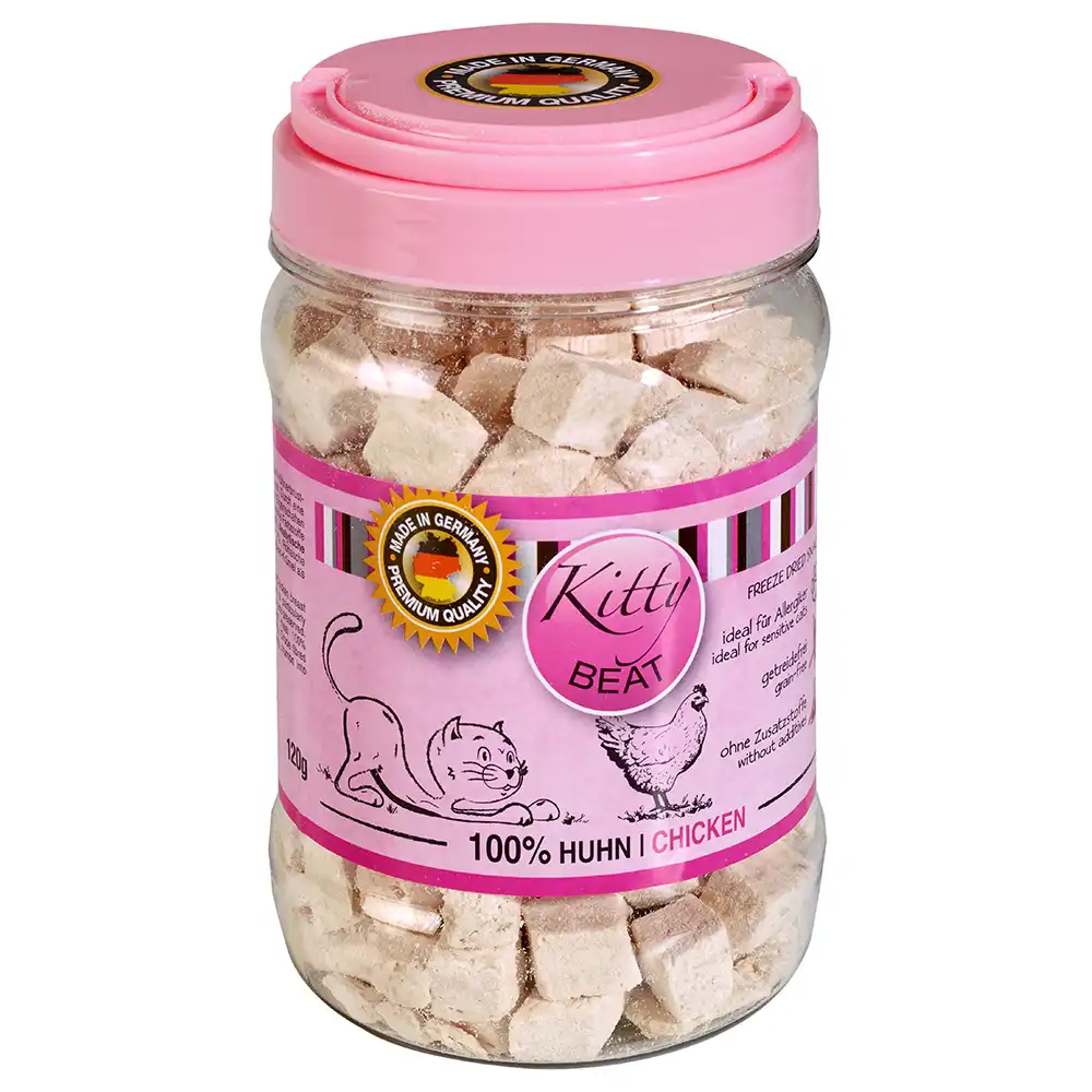 Porta 21 Kitty Beat con pollo snacks liofilizados para gatos - 120 g