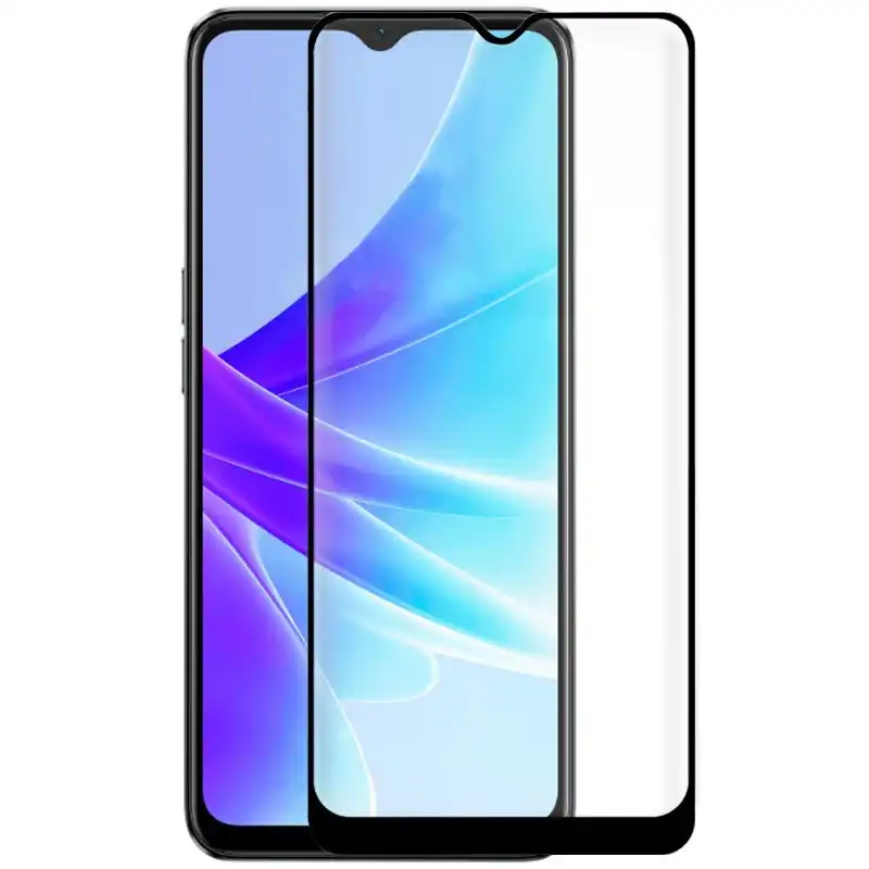 Cool Protector Pantalla Cristal Templado Full 3D Negro para Oppo A57s / A77 5G / Realme Narzo 50 5G