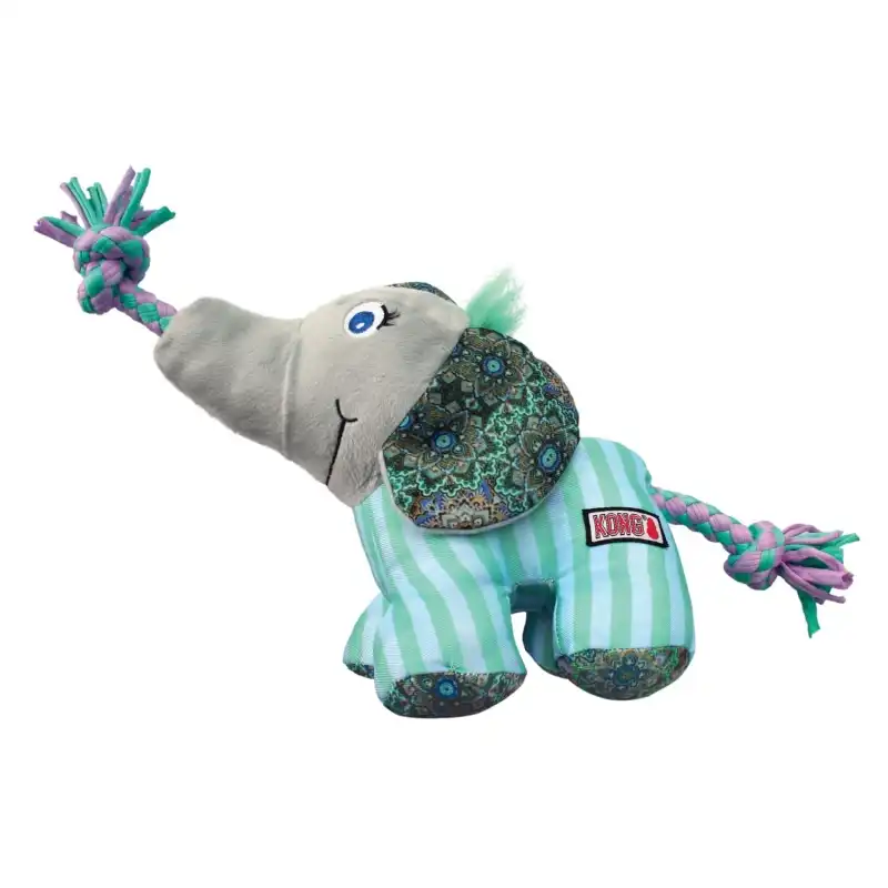 Kong Knots Carnival Elephant Peluche Para Perro M-L