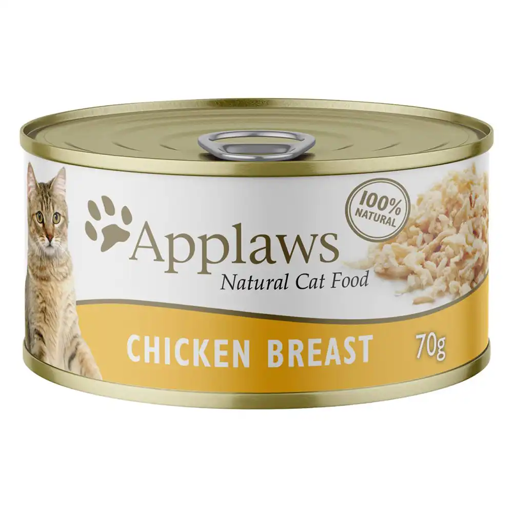 Applaws latas en caldo para gatos 6 x 70 g - Pechuga de pollo