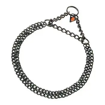 HS Sprenger Collar Doble 2Mm Acero Inoxidable Negro 45 Cm