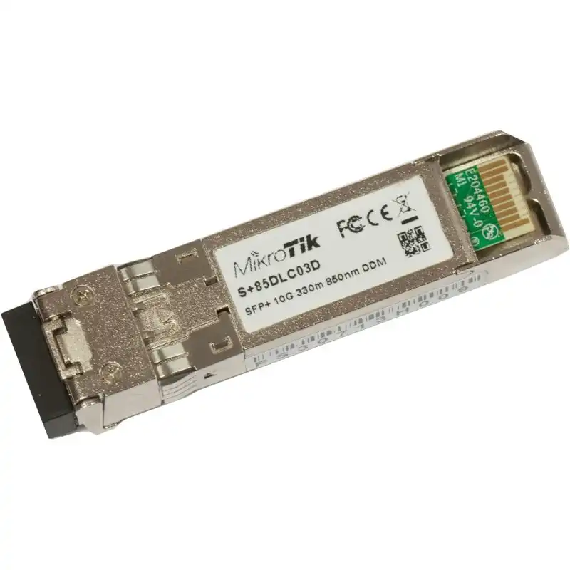 Mikrotik S+85DLC03D Red Módulo Transceptor Fibra Óptica 10000 Mbit/s SFP+ 850 nm