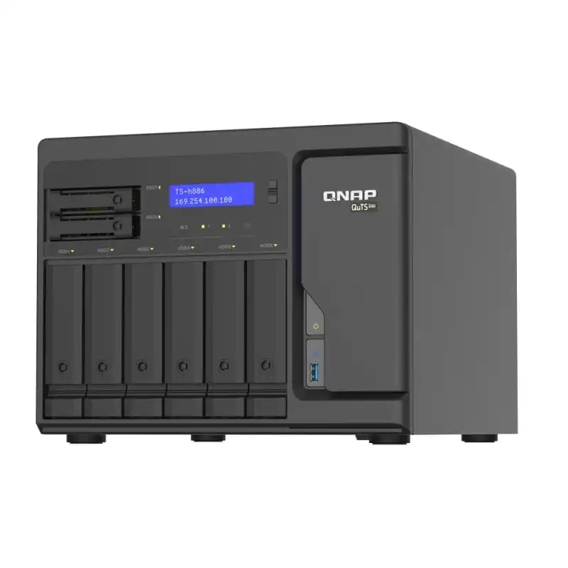 QNAP TS-H886 NAS Torre Ethernet Negro