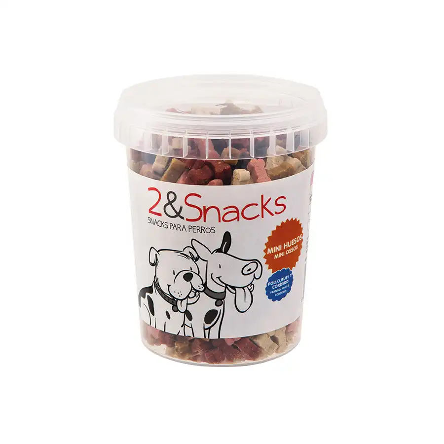 2&Snacks Galletas Mini Hueso Mix para perros