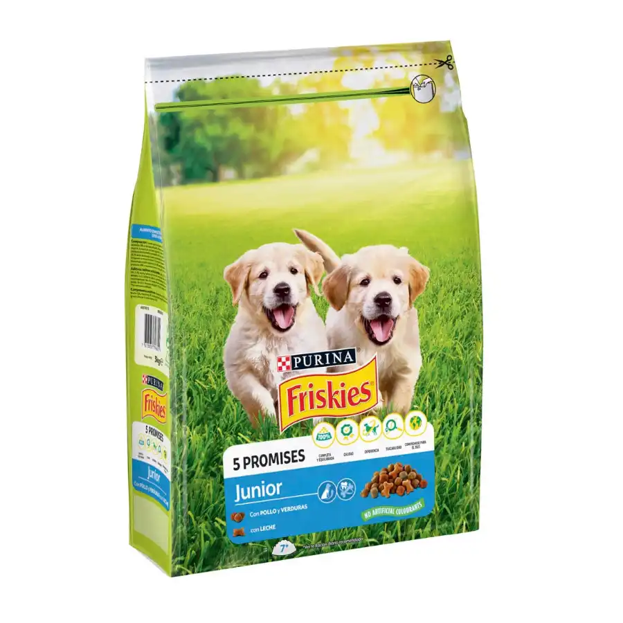 Friskies Junior Vitafit Pollo y Verduras 18 Kg.