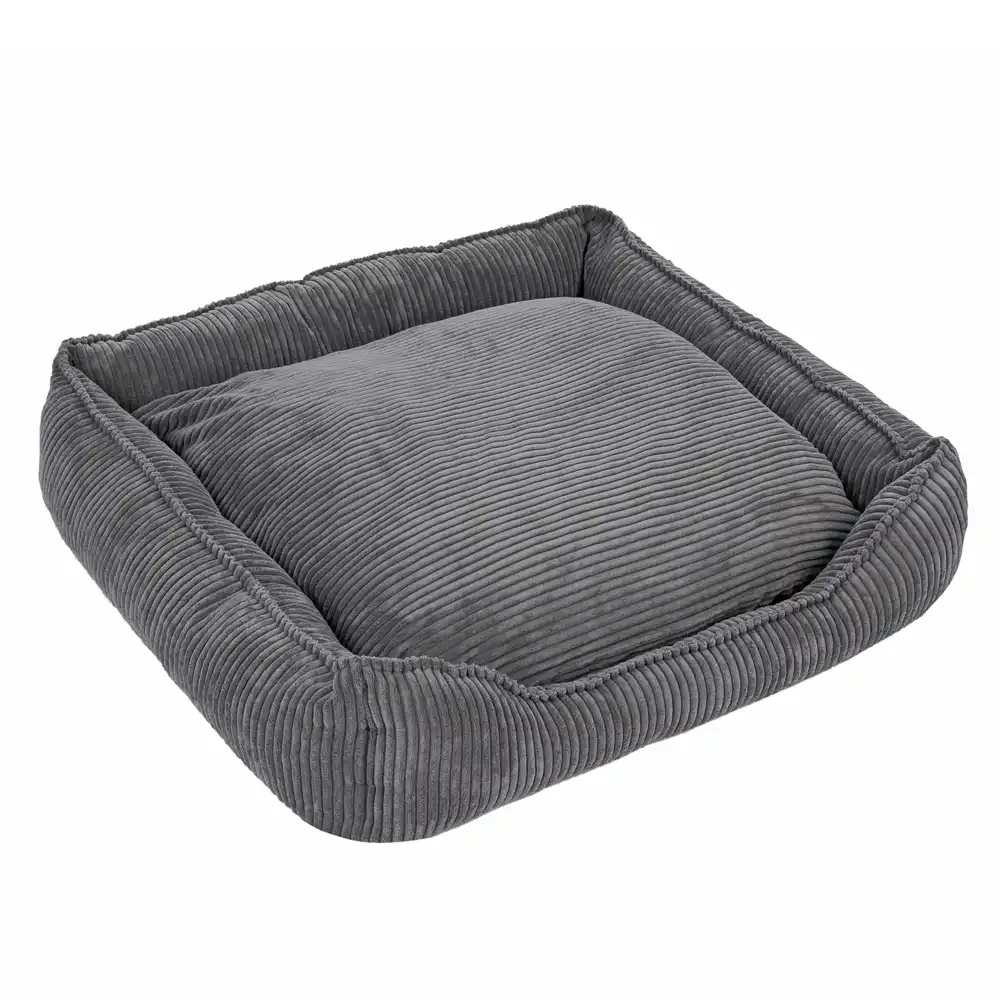 Cama Modern Living Helena para perros - 85 x 80 x 22 cm (L x An x Al), gris