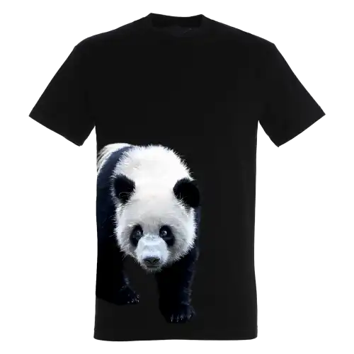 Camiseta Oso Panda color Negro