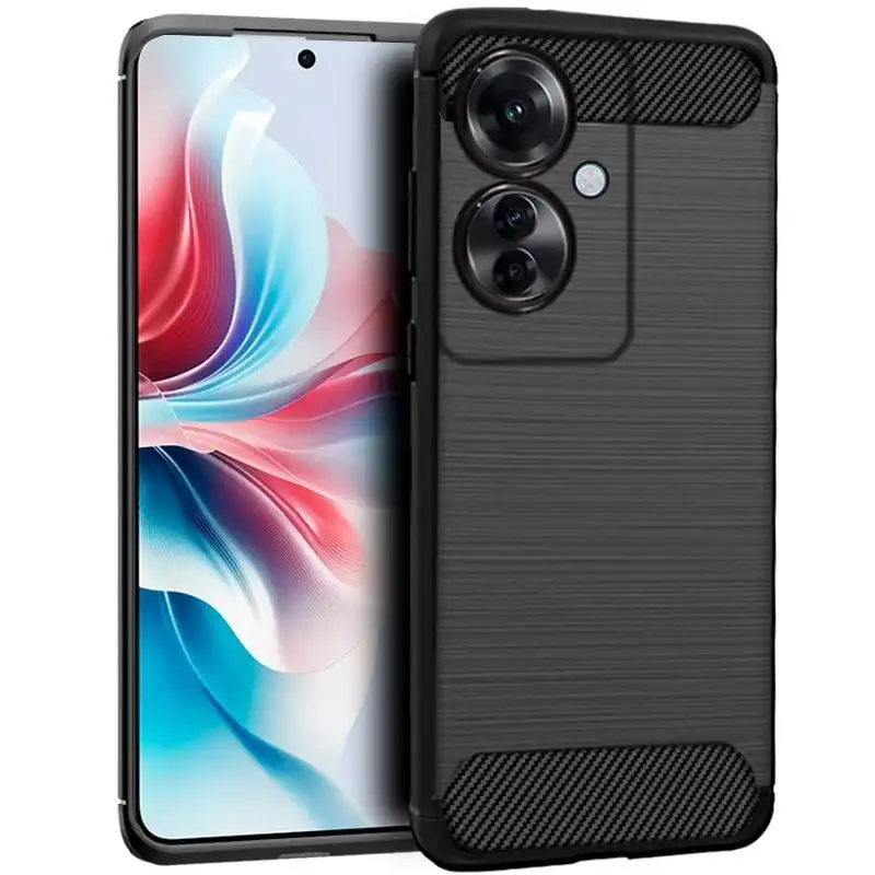 Cool Carcasa Carbón Negro para Oppo Reno 11F 5G