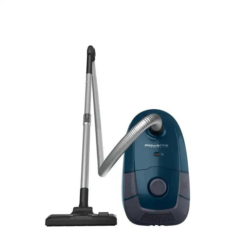 Rowenta RO3126 Power XXL Aspiradora de Suelo con Bolsa 900 W 4.5L Azul Oscuro/Gris