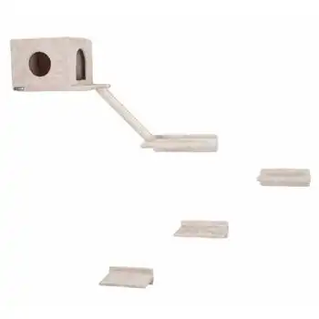 Rascador De Pared Para Gatos Mont Blanc Madera Beige Kerbl