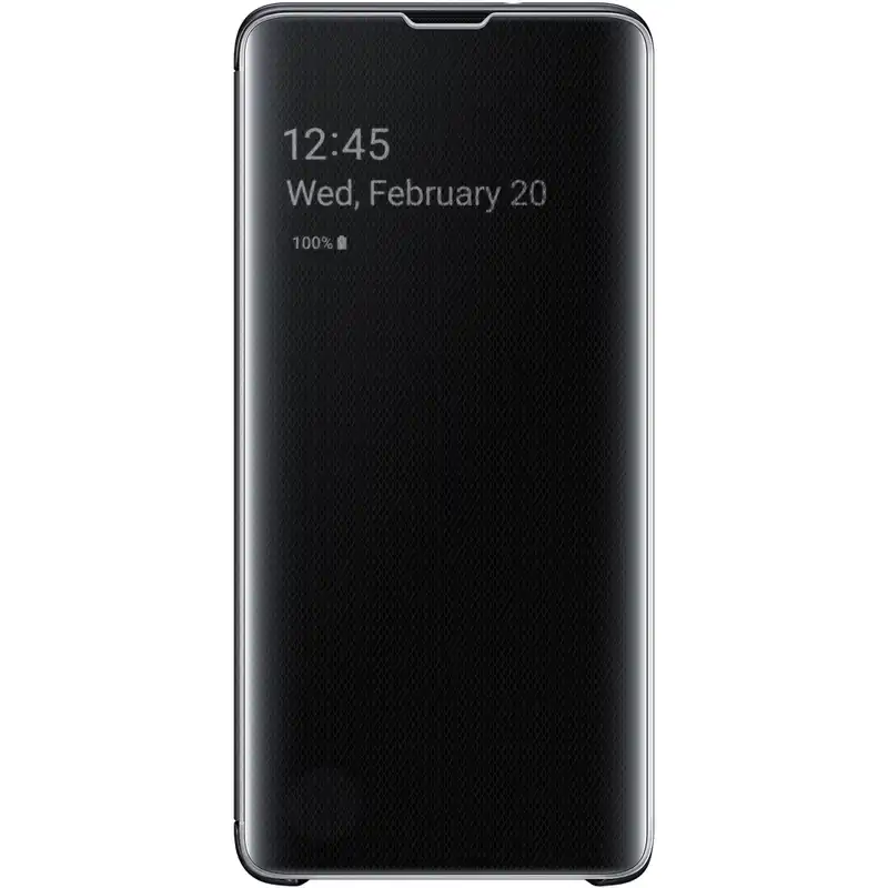 Samsung Clear View Cover Negra para Samsung Galaxy S10