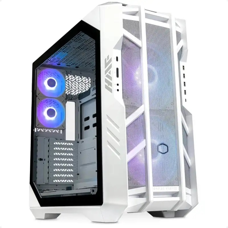 Cooler Master HAF700 Cristal Templado USB 3.2 Blanca