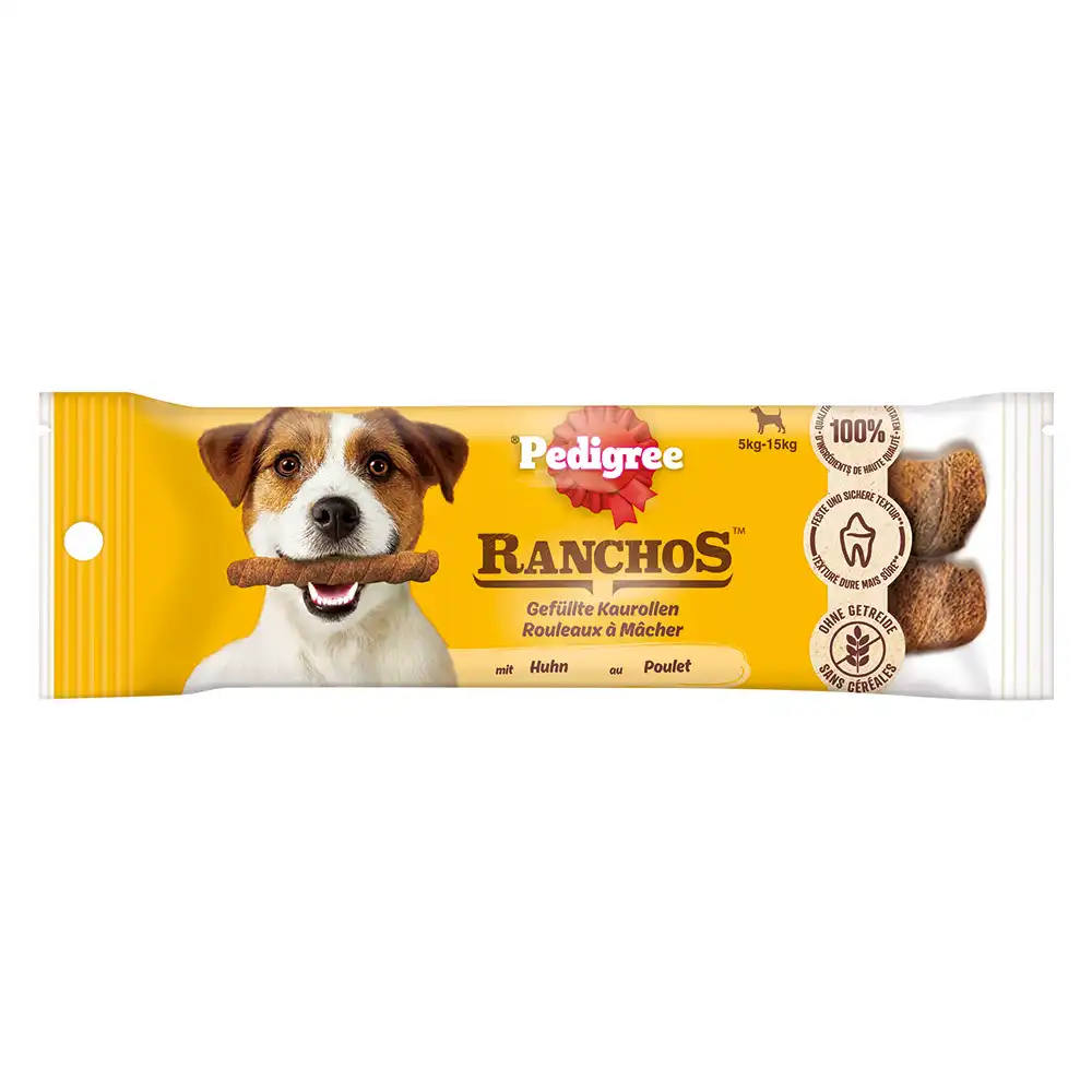 Pedigree Ranchos rollos rellenos Mini para perros - 80 g