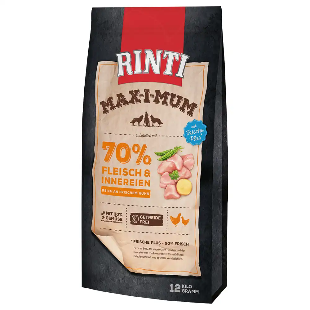 Rinti Max-i-mum con pollo para perros - 12 kg