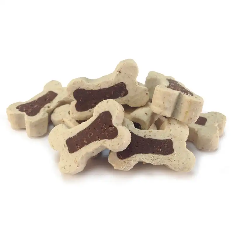 Golosinas para perros Soft snacks maxi huesitos de cordero, Peso 4,8 Kg
