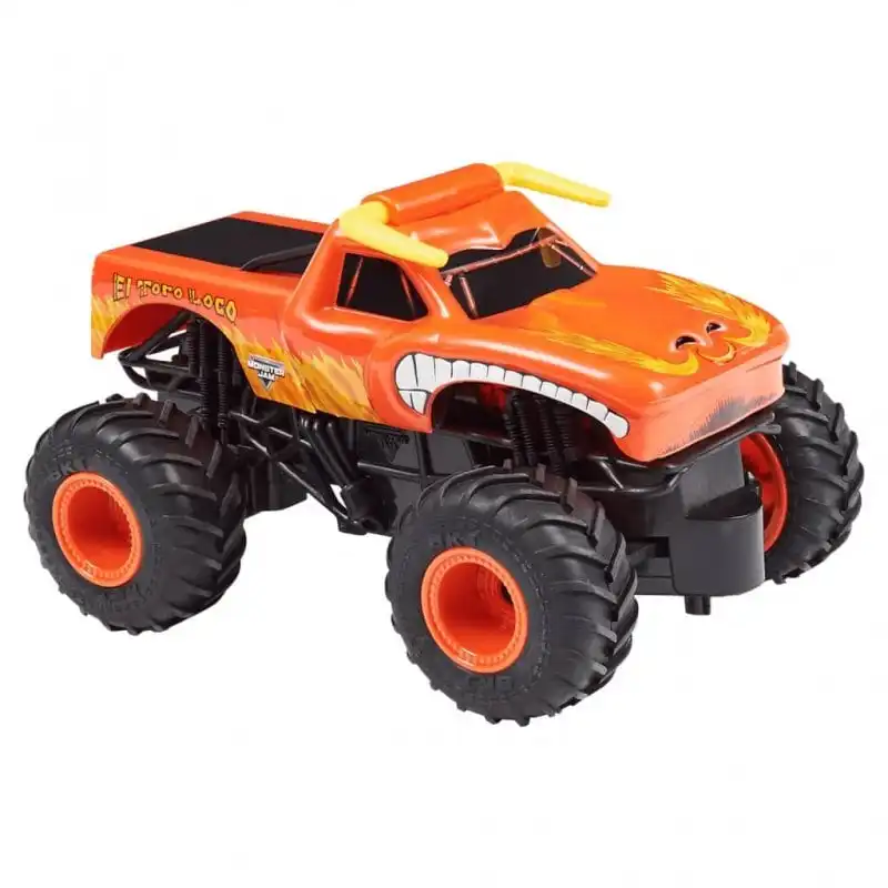 Monster Jam Coche Teledirigido de el Toro Loco 1:24