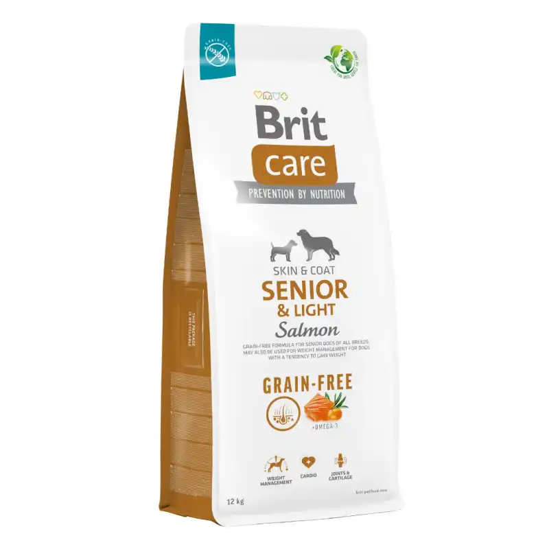 3 Kg Brit care senior light salmon y patata alimentación para perros